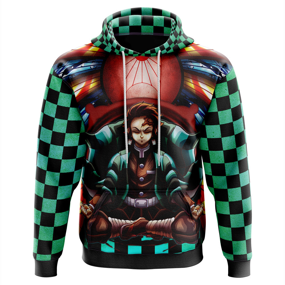Trippy Kamado Tanjiro Demon Slayer Hoodie