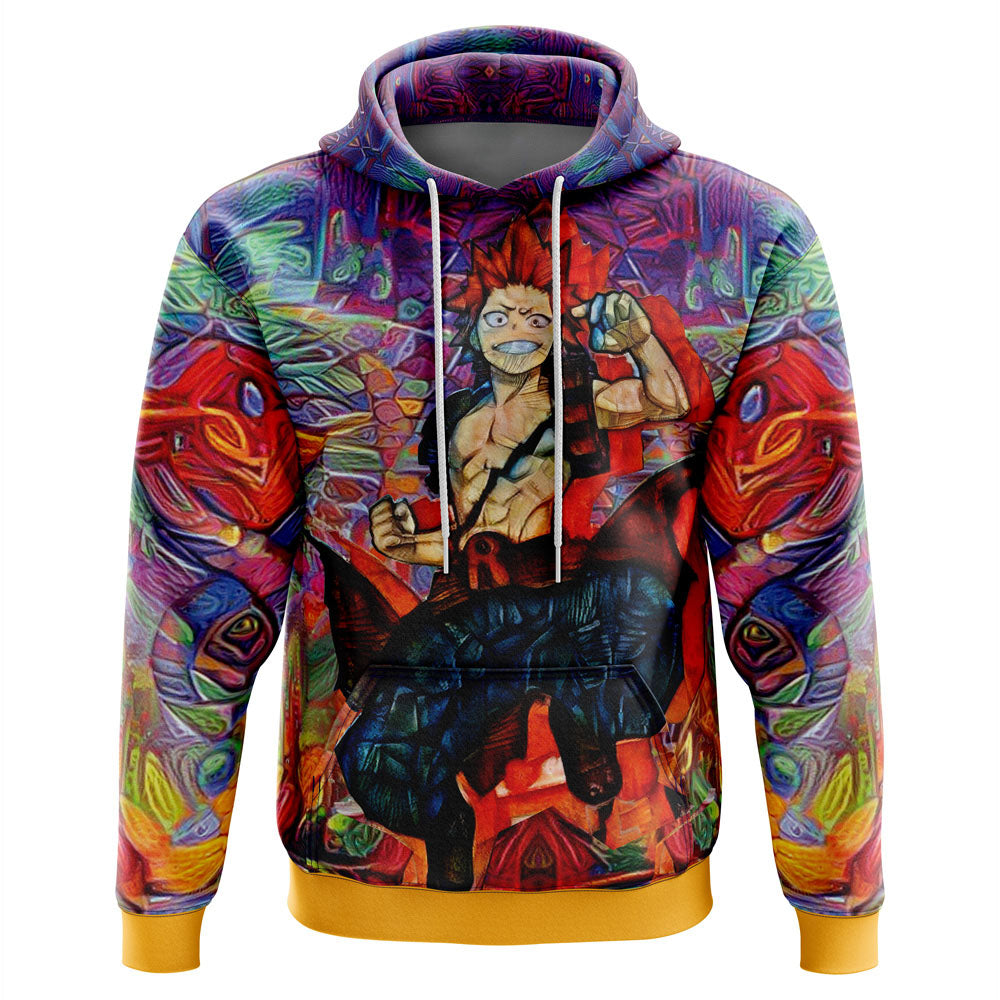 Trippy Kirishima Red Riot My Hero Academia Hoodie