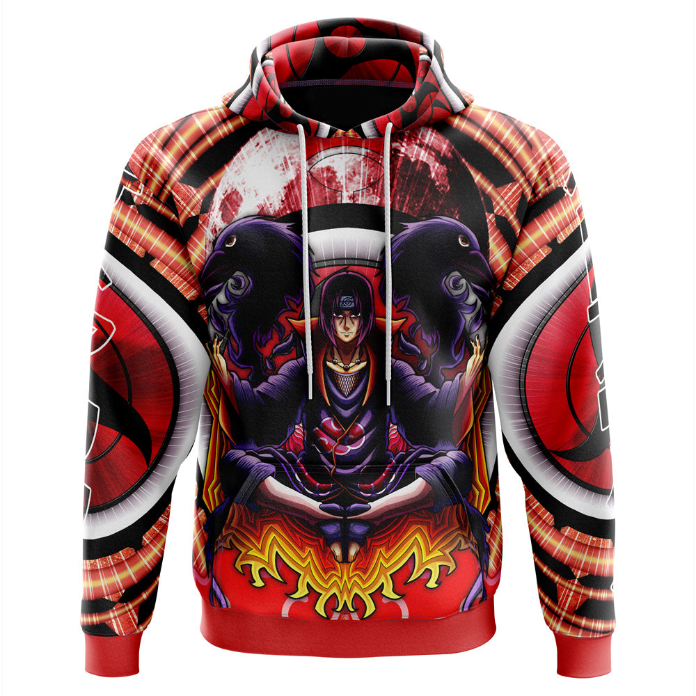 Trippy Meditating Itachi Akatsuki Naruto Hoodie