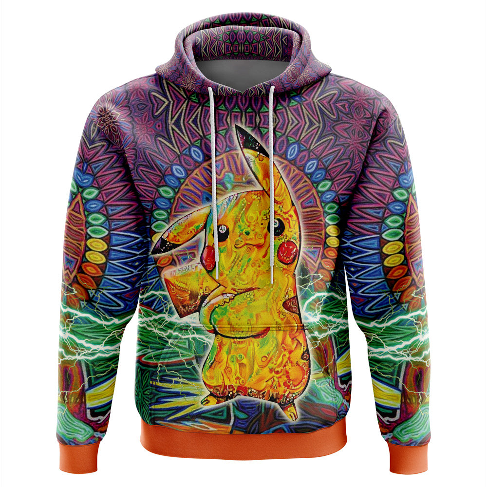 Trippy Pikachu Pokemon Hoodie