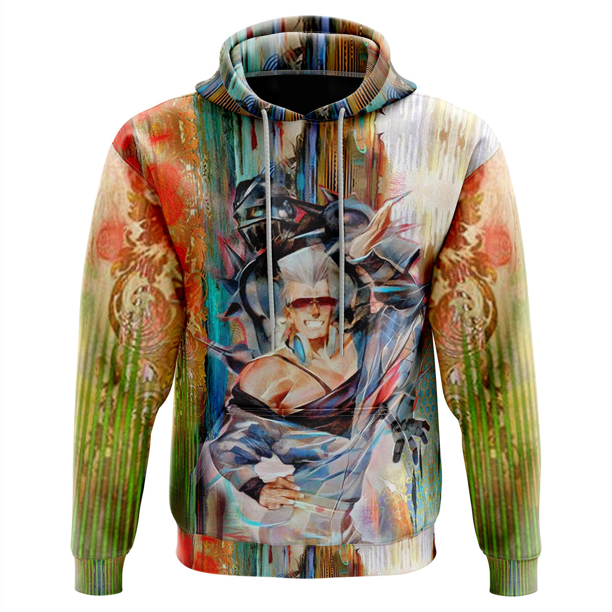 Trippy Polnareff Silver Chariot Jojo's Bizarre Adventure Hoodie