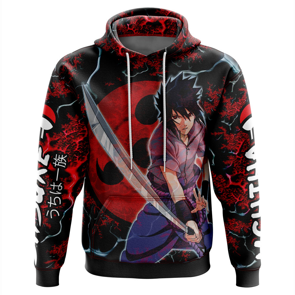 Trippy Sasuke Uchiha Naruto Hoodie