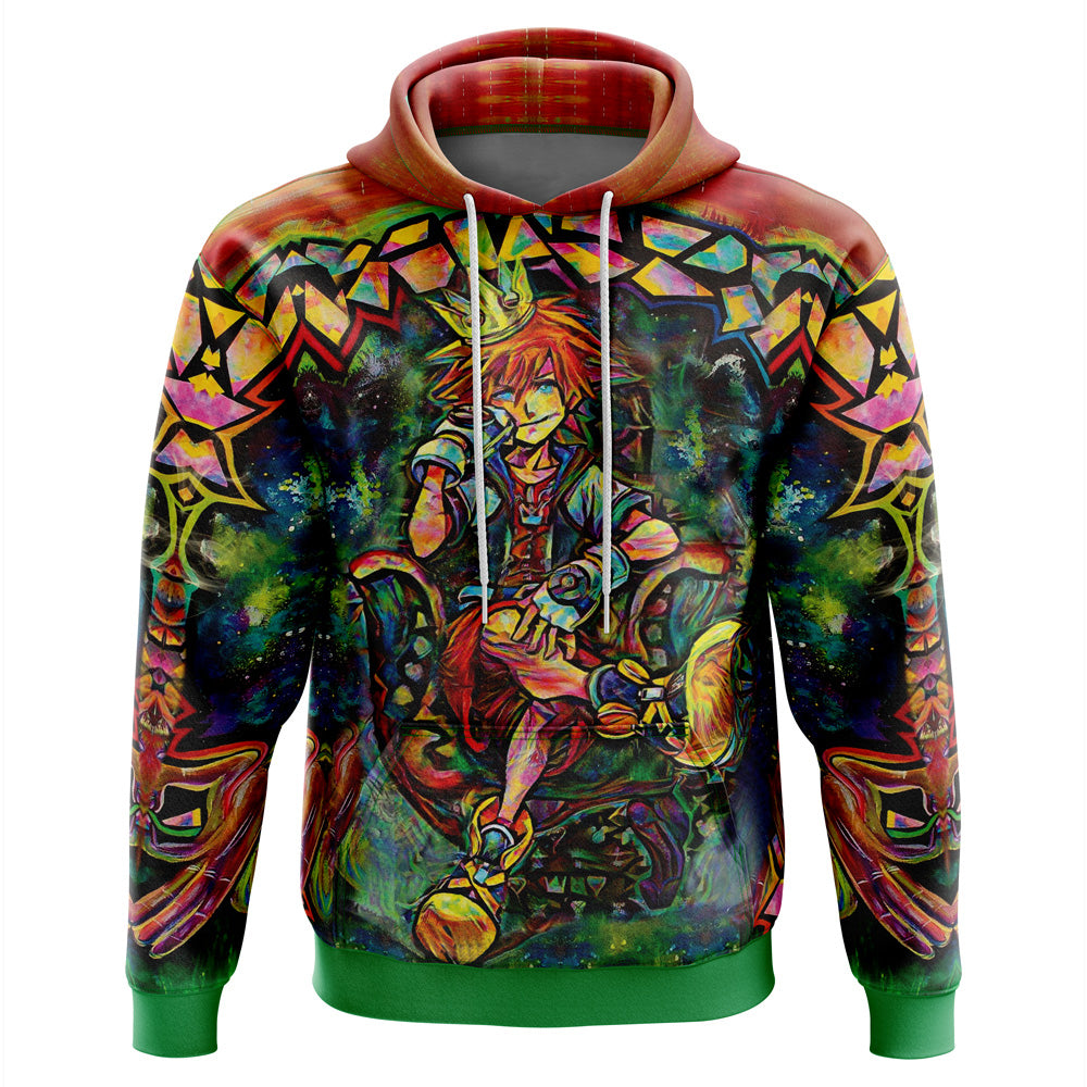 Trippy Sora Kingdom Hearts Hoodie