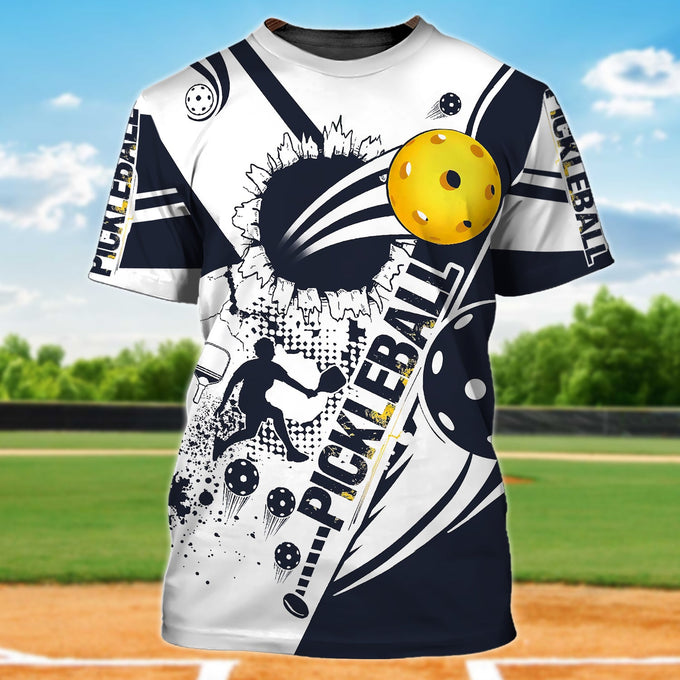 Pickleball 3D Full Print Shirt, Gift For Pickleball Lover