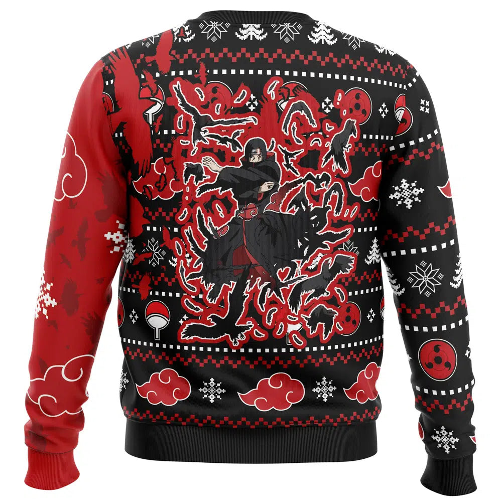 Itachi Crow Akatsuki Ugly Christmas Sweater