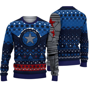 Winter Soldiers Ugly Christmas Sweater For Men & Women Christmas Gift Sweater BH603