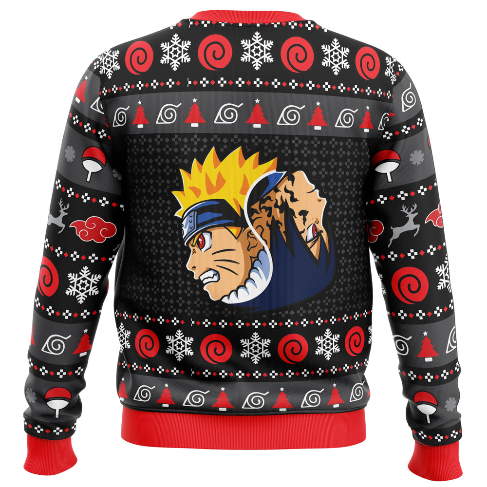 Yin Yang Shippuden Sasuke Ugly Christmas Sweater