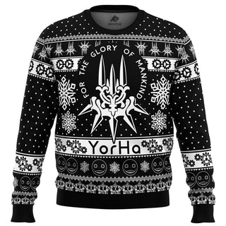 Yorha Nier Automata Ugly Christmas Sweater