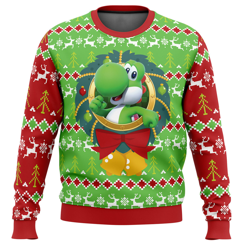 Yoshi Super Mario Ugly Christmas Sweater